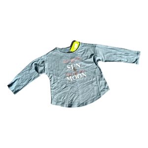 Crazy 8 Girls 2T "Live by the Sun Love by the Moon" Blue/Pink Long Sleeve Tshirt
